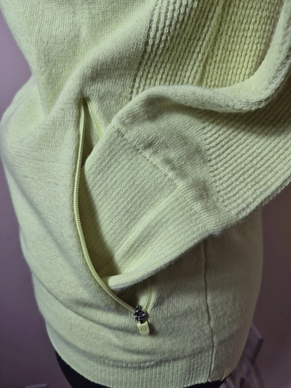 Lululemon Sweat Success Run  Knit Jacket  Florid Flash / Neon
